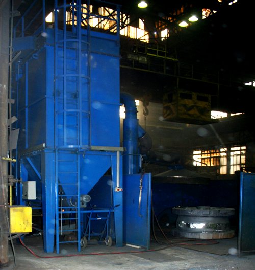 Modernization of the riser head burn-off station in the Steel Foundry